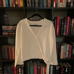 Madewell textured blouse